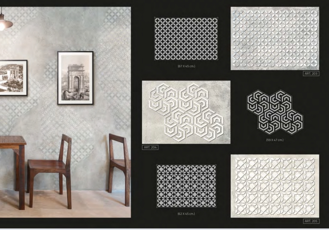 Diseño de stencil Wallsesy 10, plantilla reutilizable de mylar