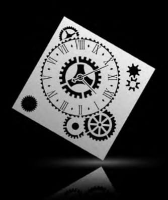 Diseño de stencil Wallsesy 14, plantilla reutilizable de mylar