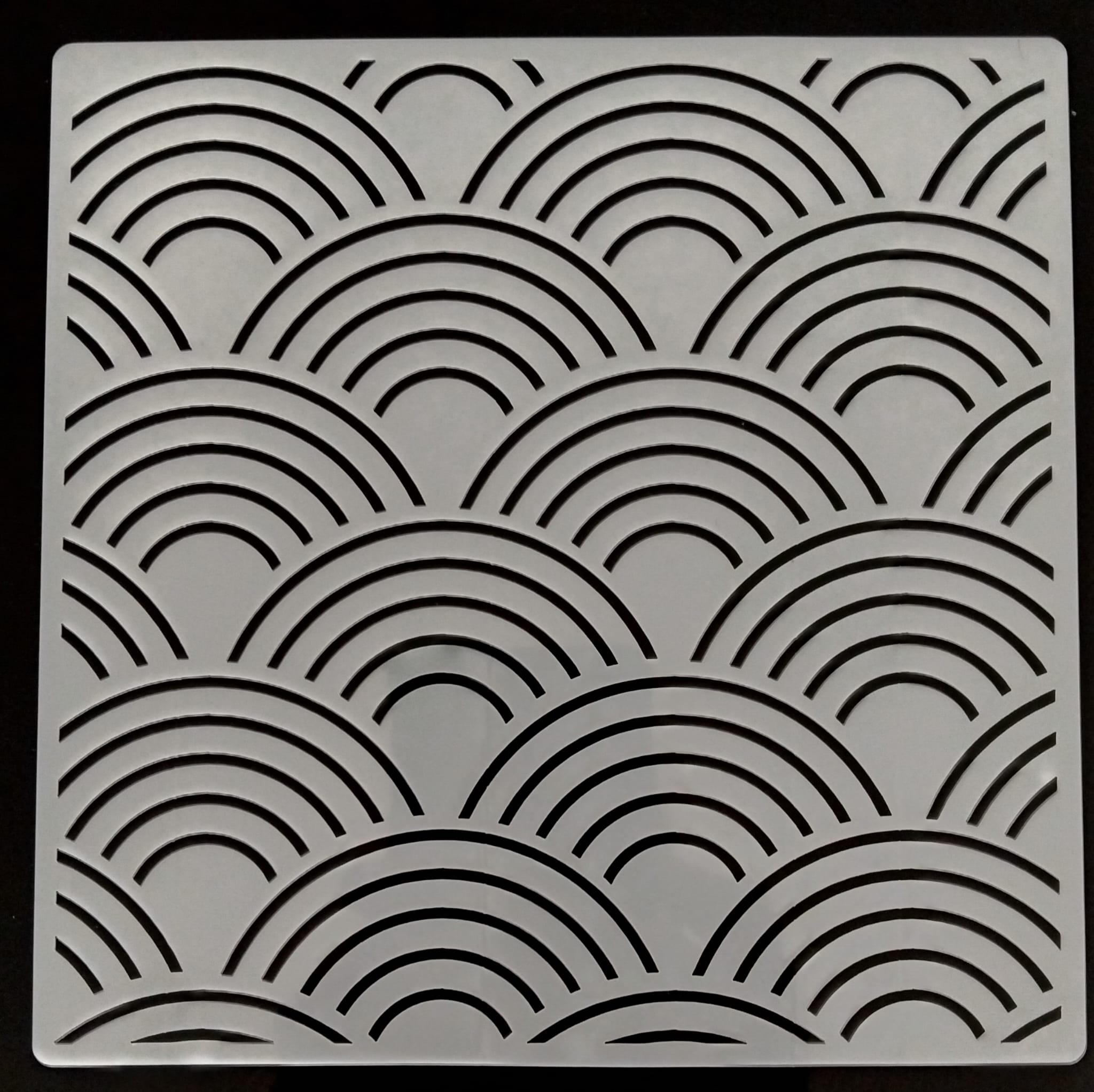 Diseño de stencil Wallsesy 25, plantilla reutilizable de mylar
