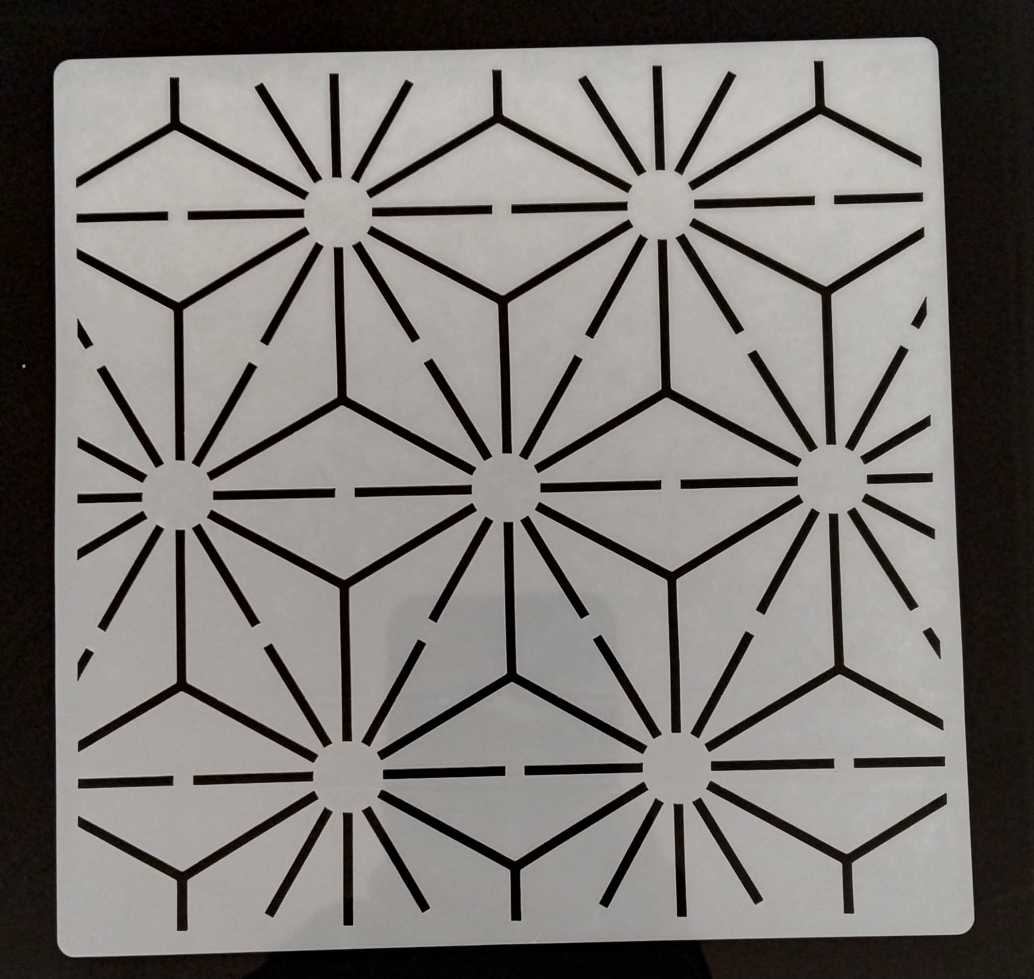 Diseño de stencil Wallsesy 29, plantilla reutilizable de mylar