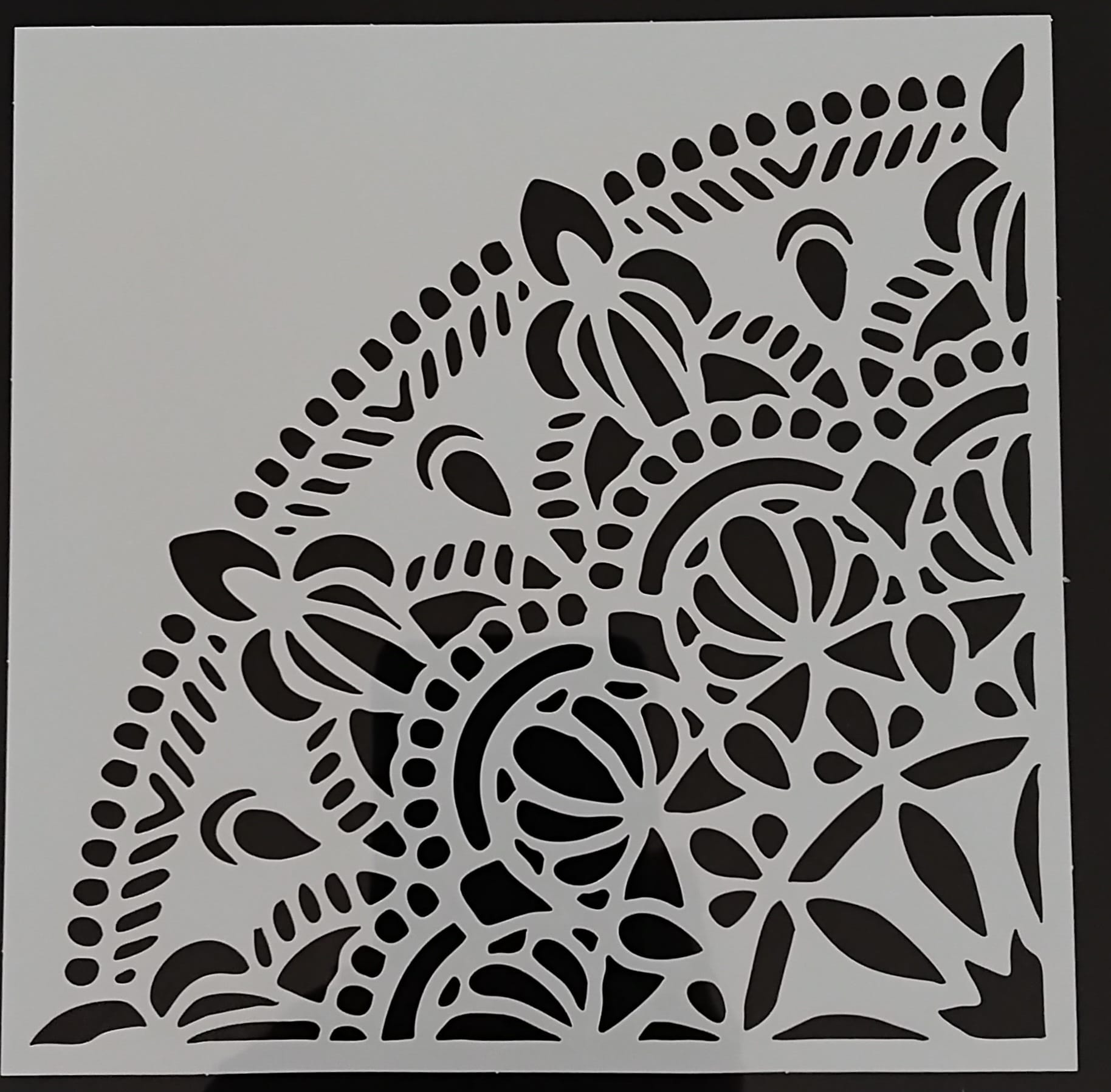 Diseño de stencil Wallsesy 31, plantilla reutilizable de mylar