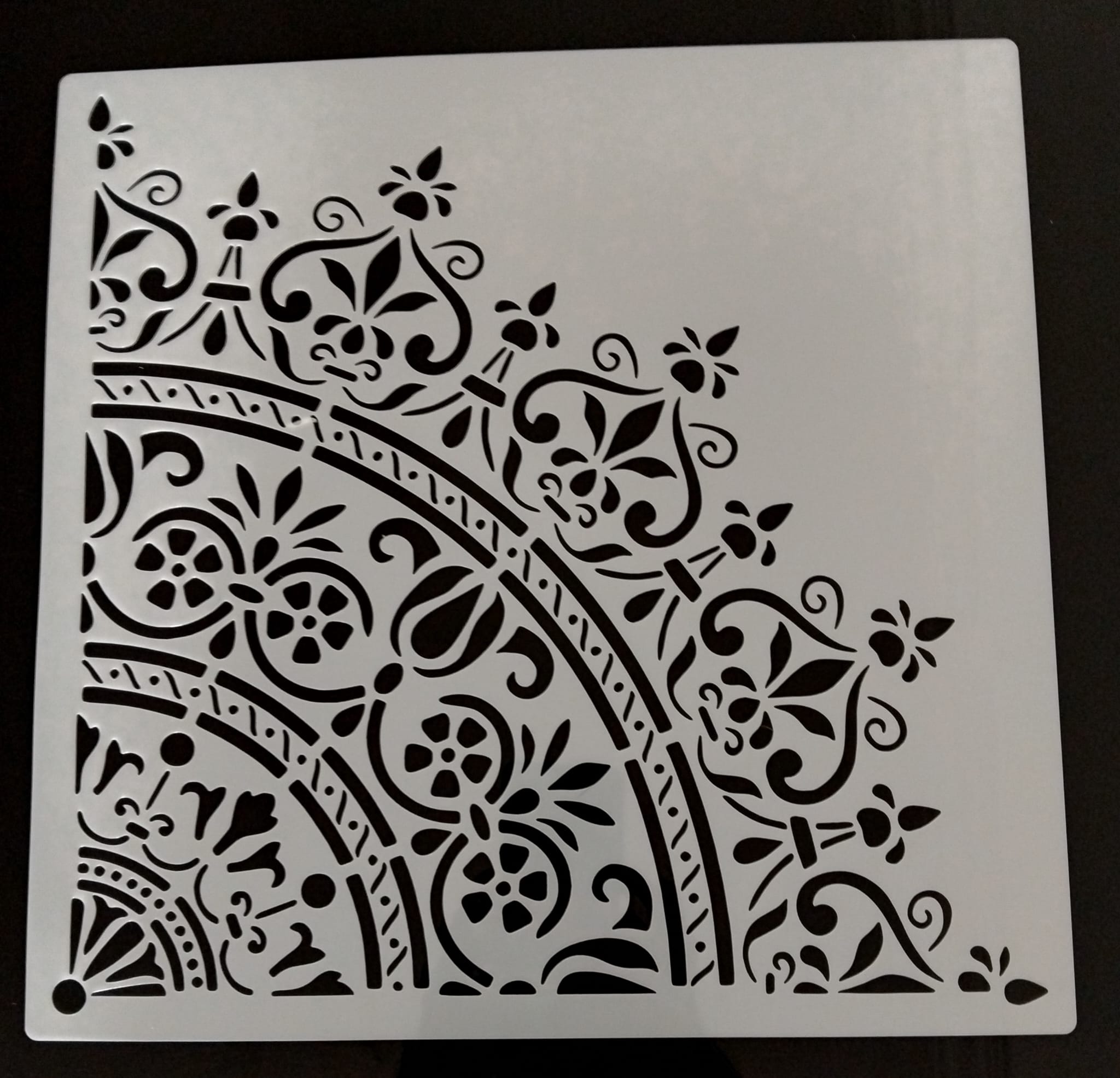 Diseño de stencil Wallsesy 36, plantilla reutilizable de mylar