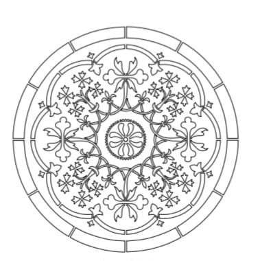 Diseño de stencil Wallsesy 38, plantilla reutilizable de mylar