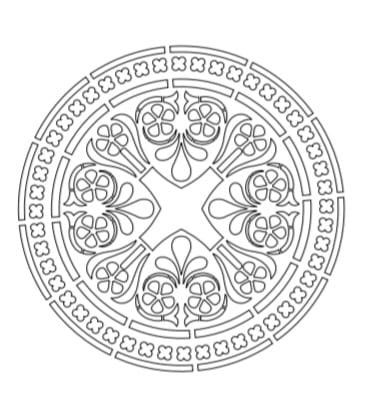 Diseño de stencil Wallsesy 39, plantilla reutilizable de mylar