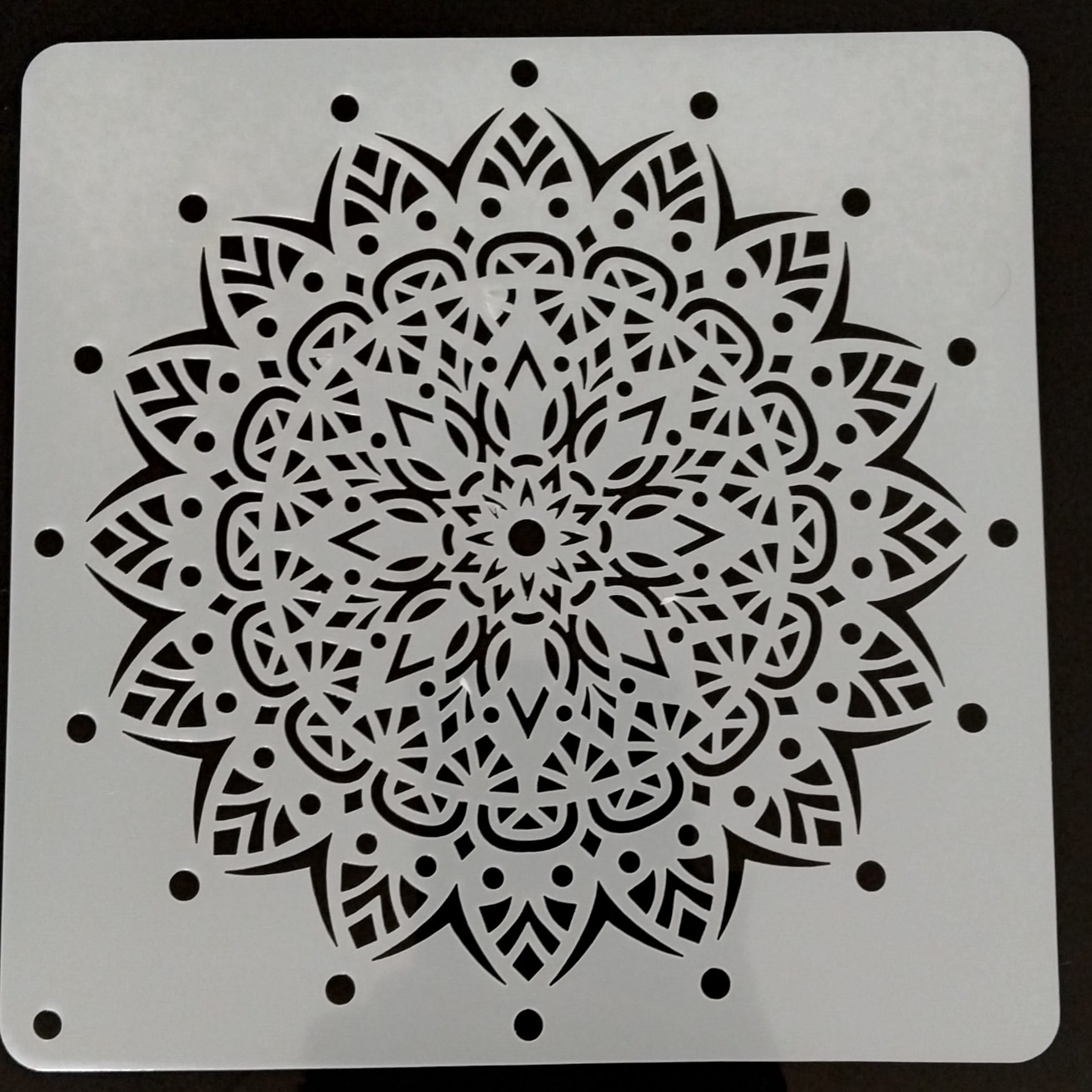 Diseño de stencil Wallsesy 57, plantilla reutilizable de mylar