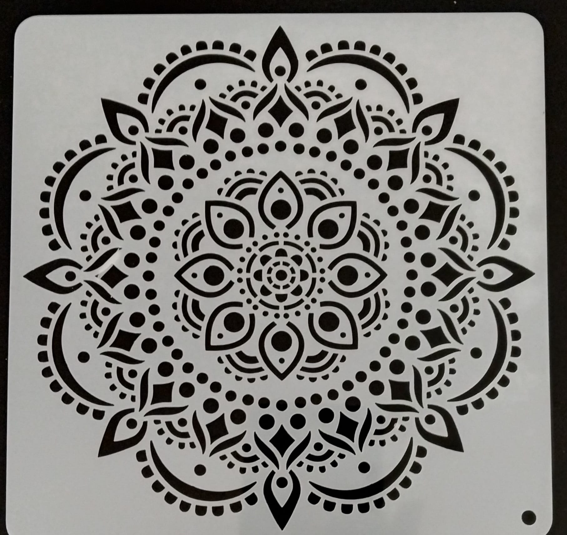 Diseño de stencil Wallsesy 58, plantilla reutilizable de mylar
