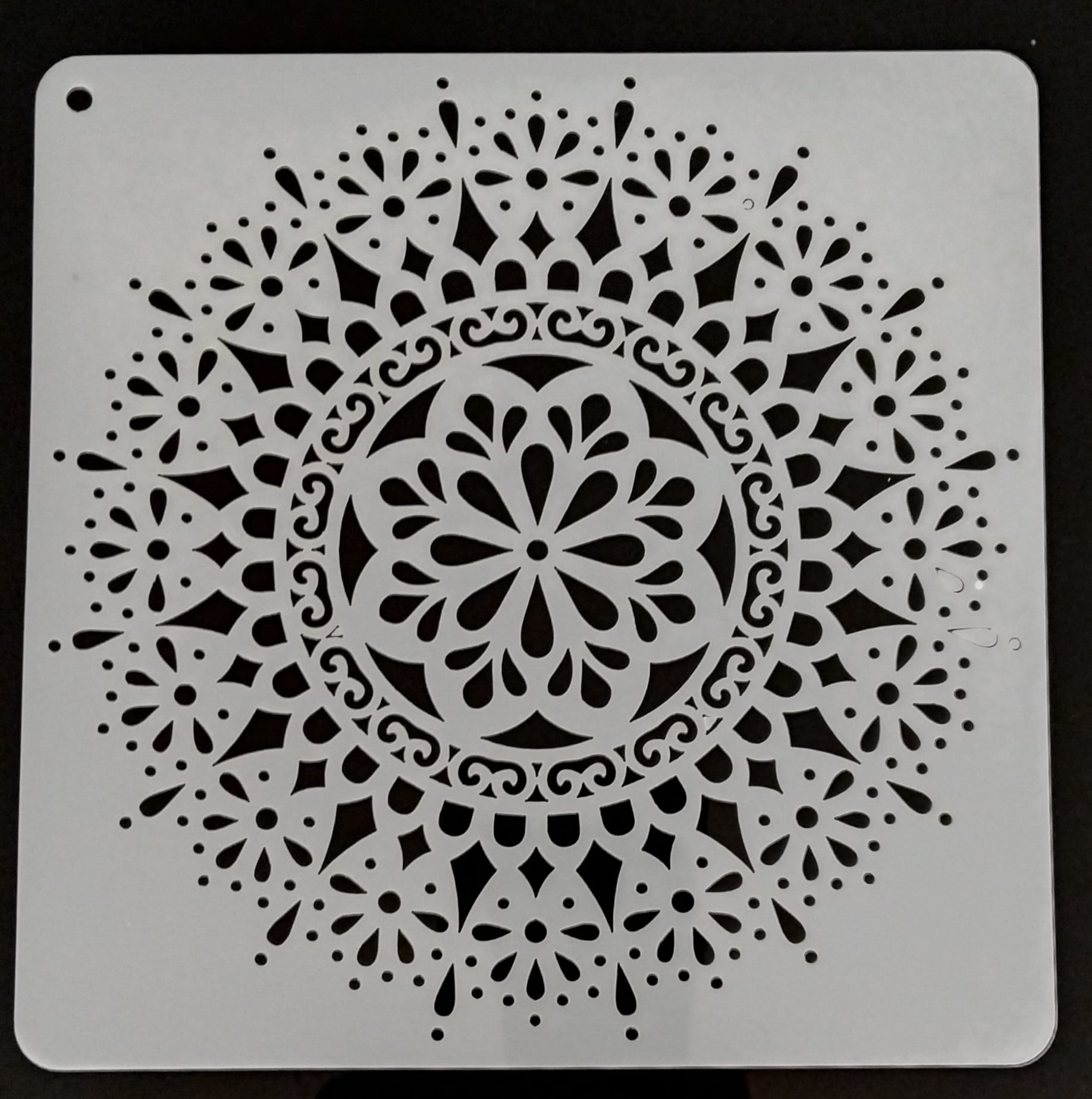 Diseño de stencil Wallsesy 60, plantilla reutilizable de mylar