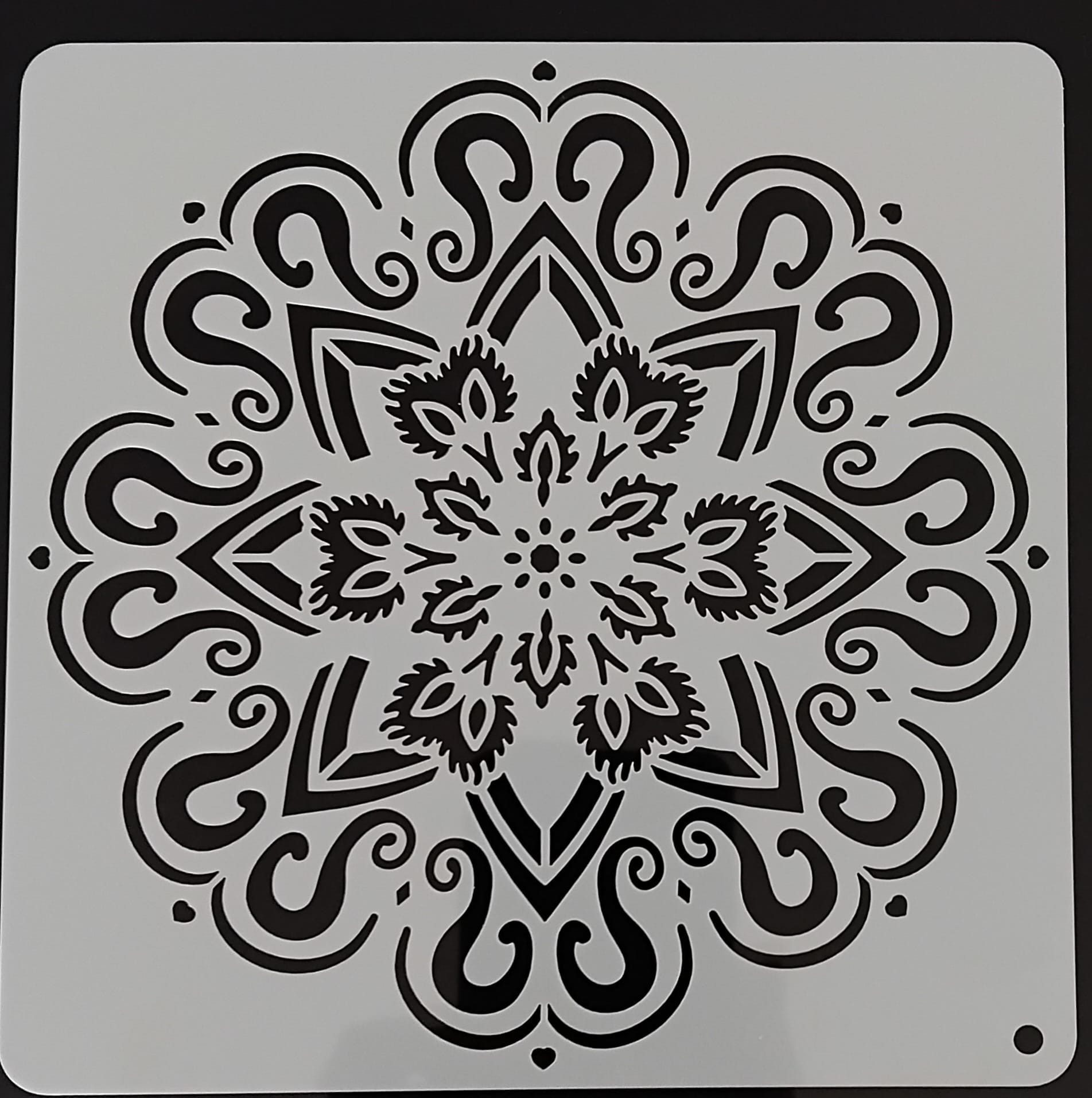 Diseño de stencil Wallsesy 61, plantilla reutilizable de mylar