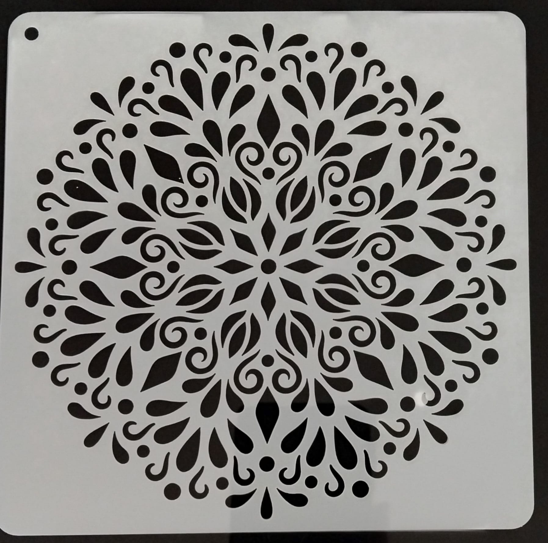 Diseño de stencil Wallsesy 63, plantilla reutilizable de mylar