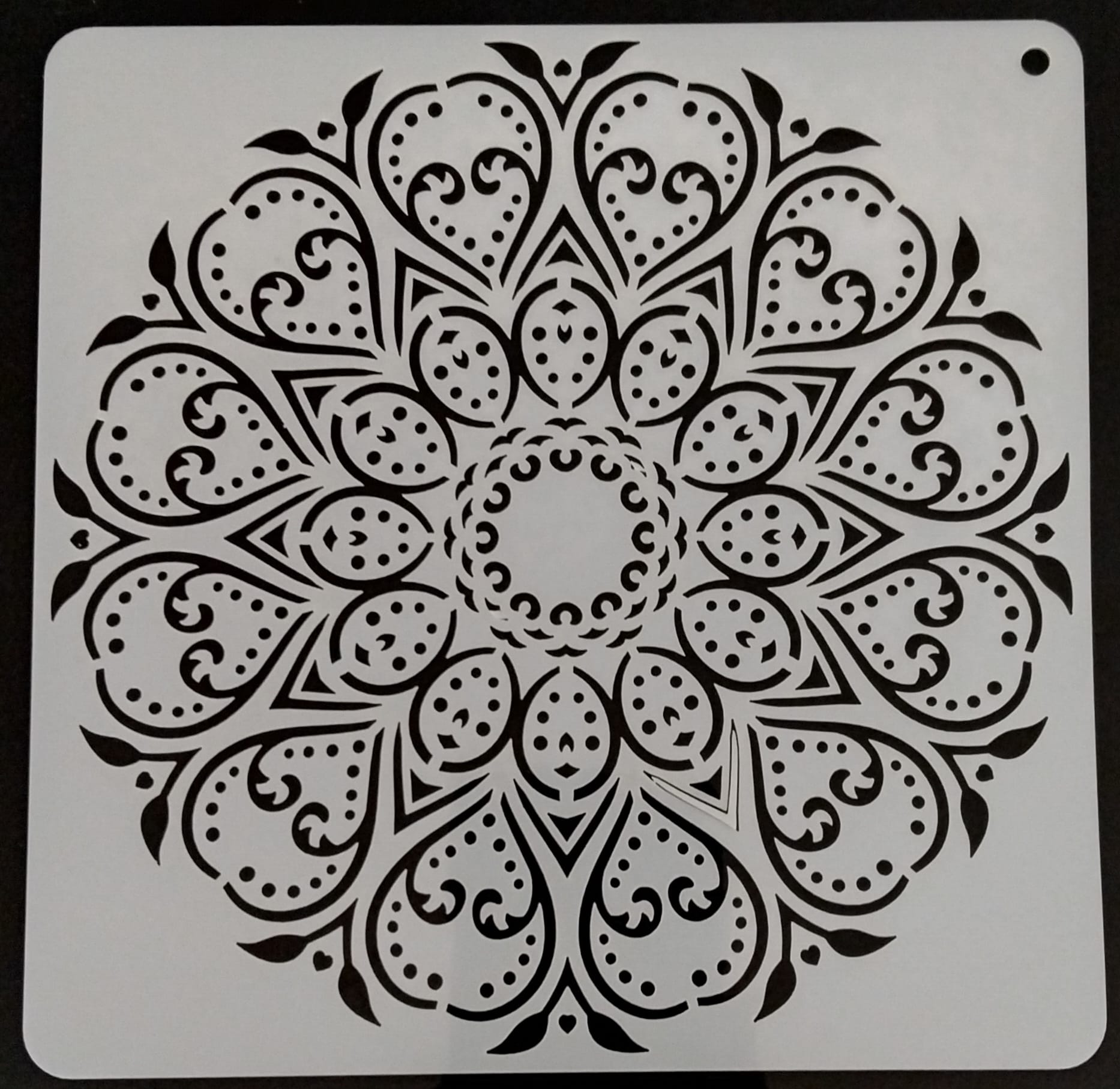 Diseño de stencil Wallsesy 64, plantilla reutilizable de mylar