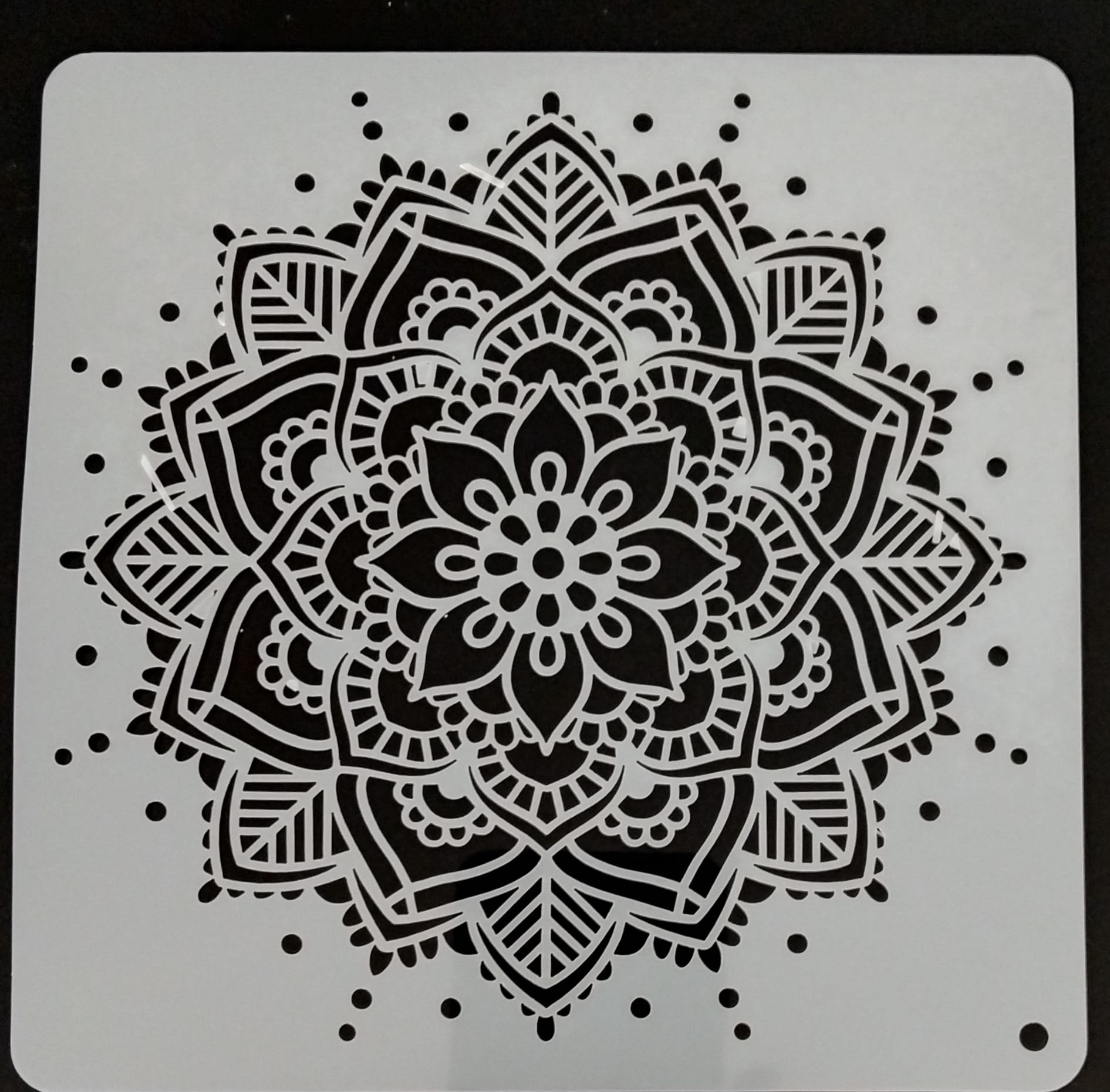 Diseño de stencil Wallsesy 65, plantilla reutilizable de mylar