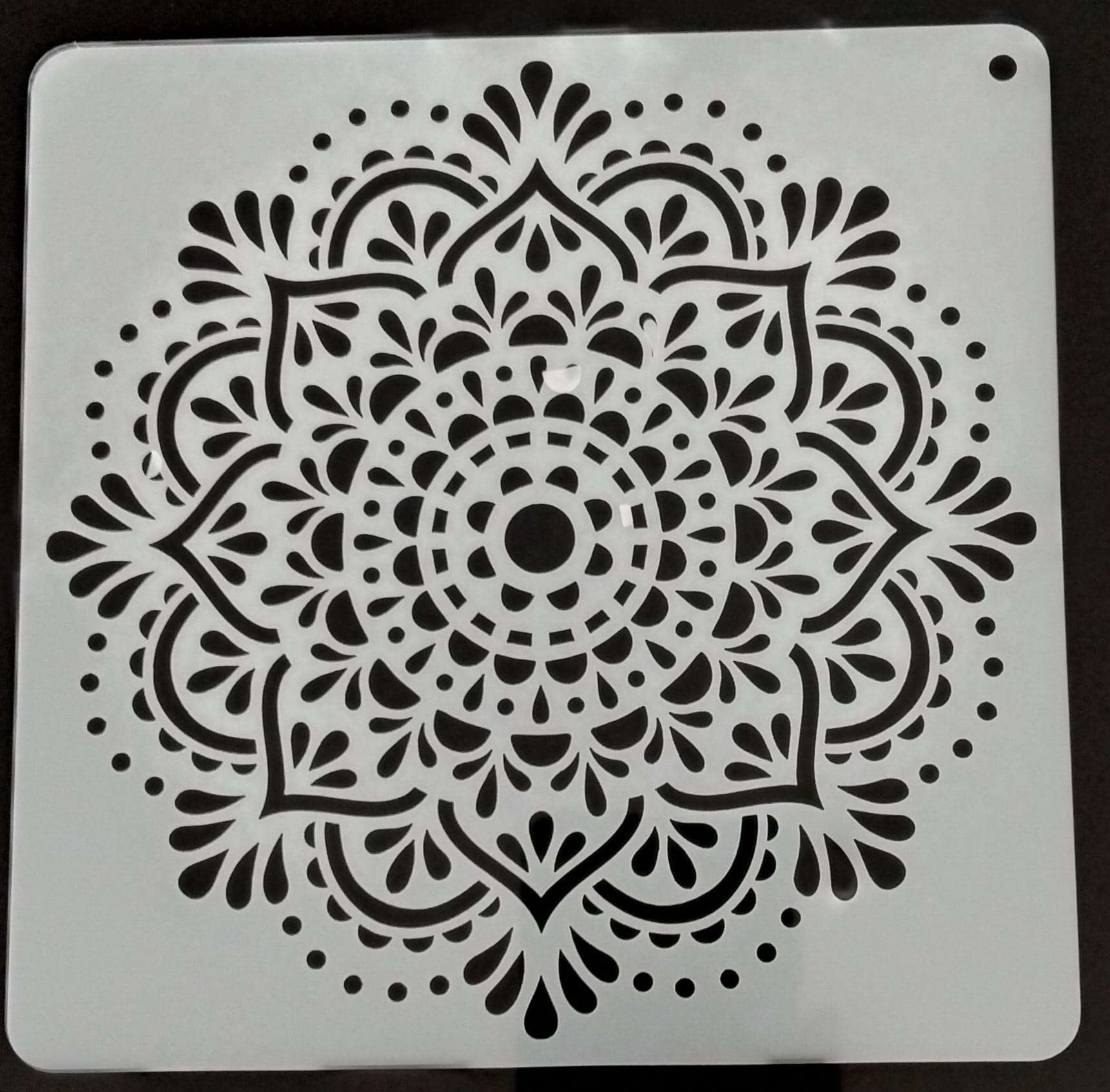 Diseño de stencil Wallsesy 68, plantilla reutilizable de mylar