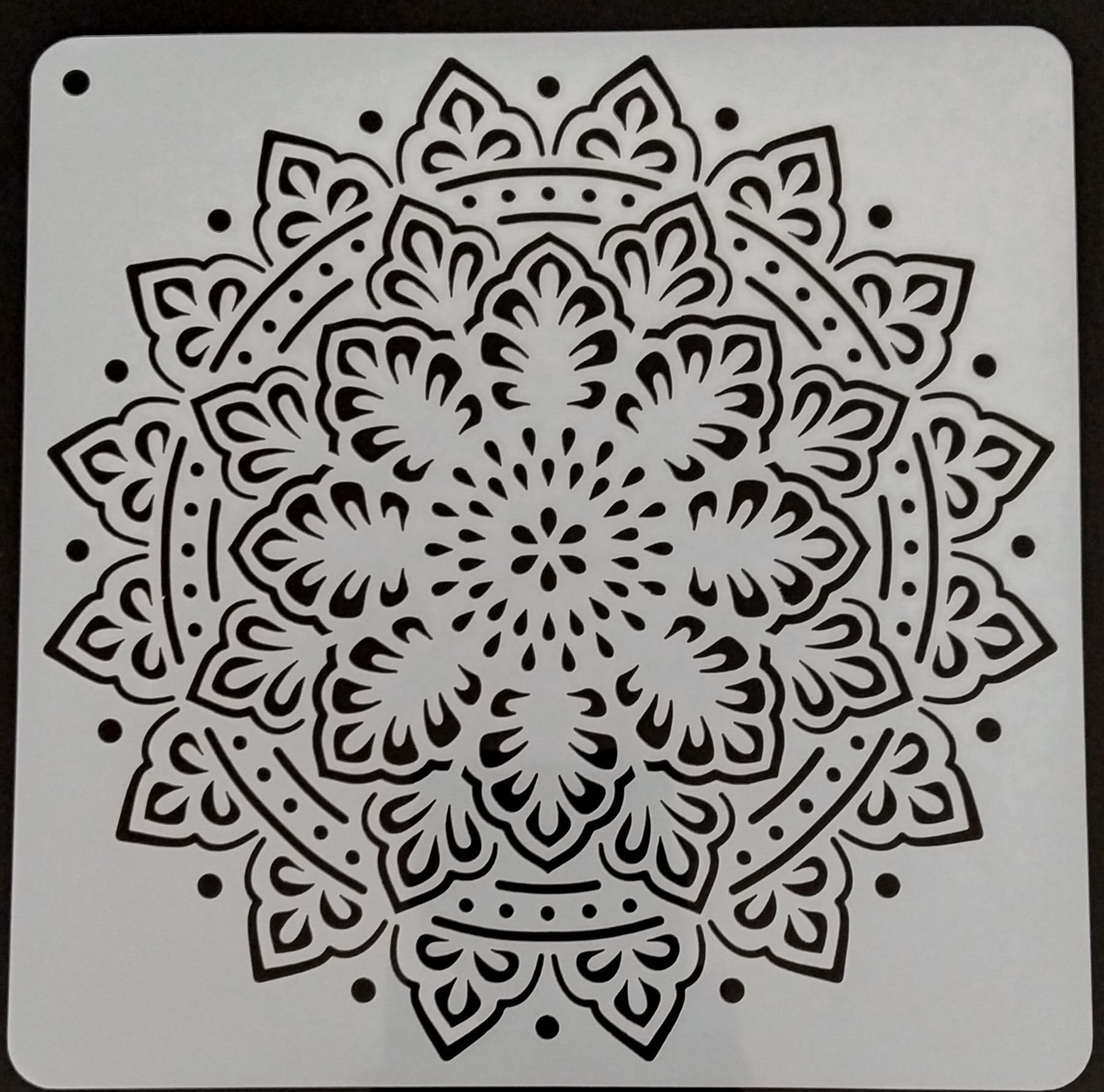 Diseño de stencil Wallsesy 72, plantilla reutilizable de mylar