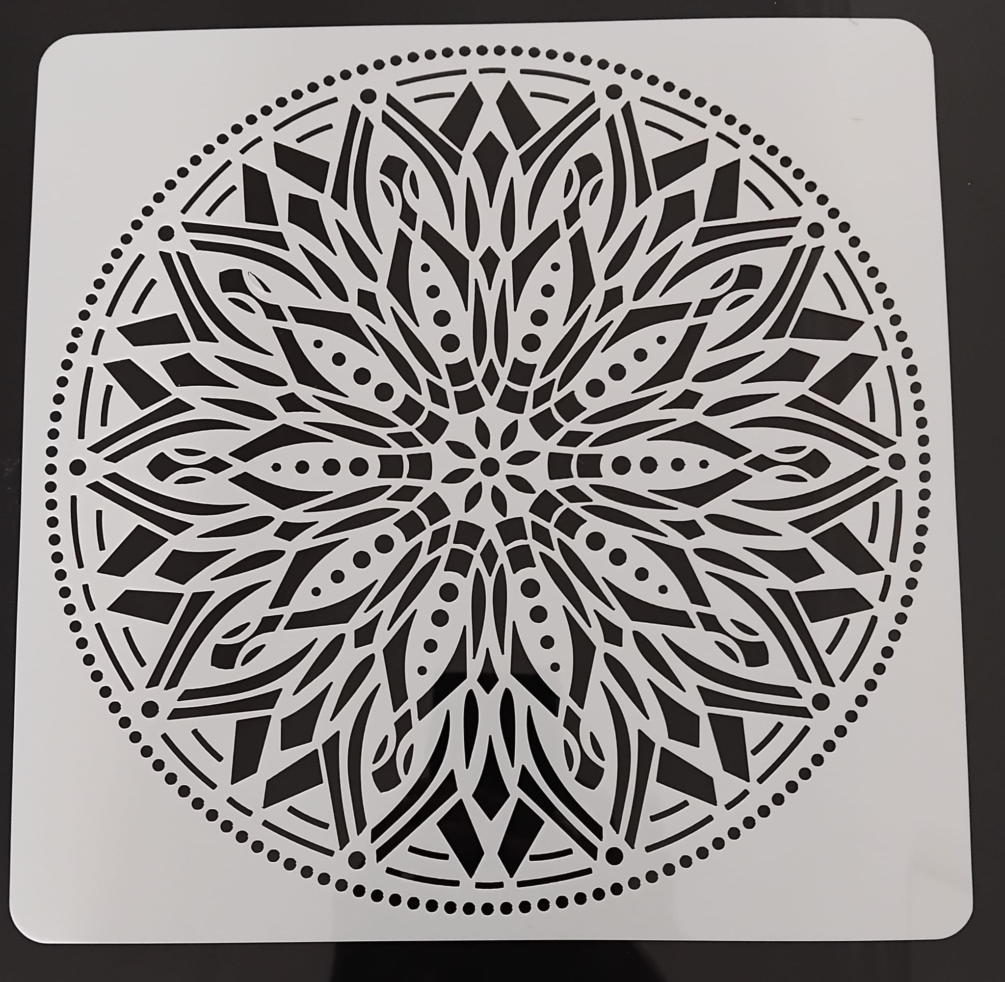 Diseño de stencil Wallsesy 73, plantilla reutilizable de mylar