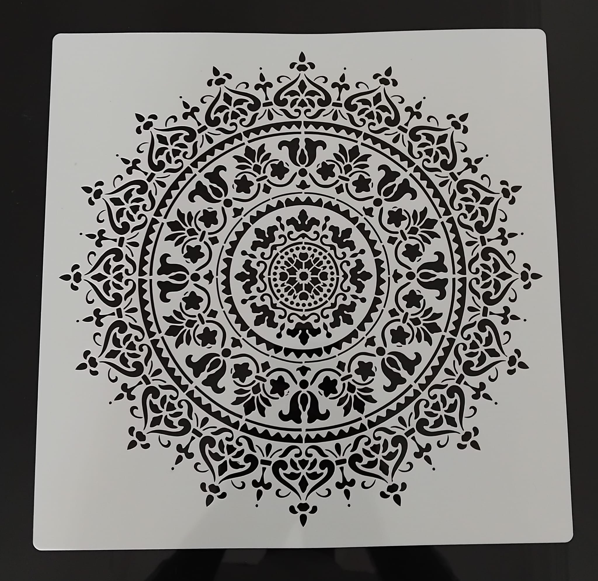 Diseño de stencil Wallsesy 74, plantilla reutilizable de mylar