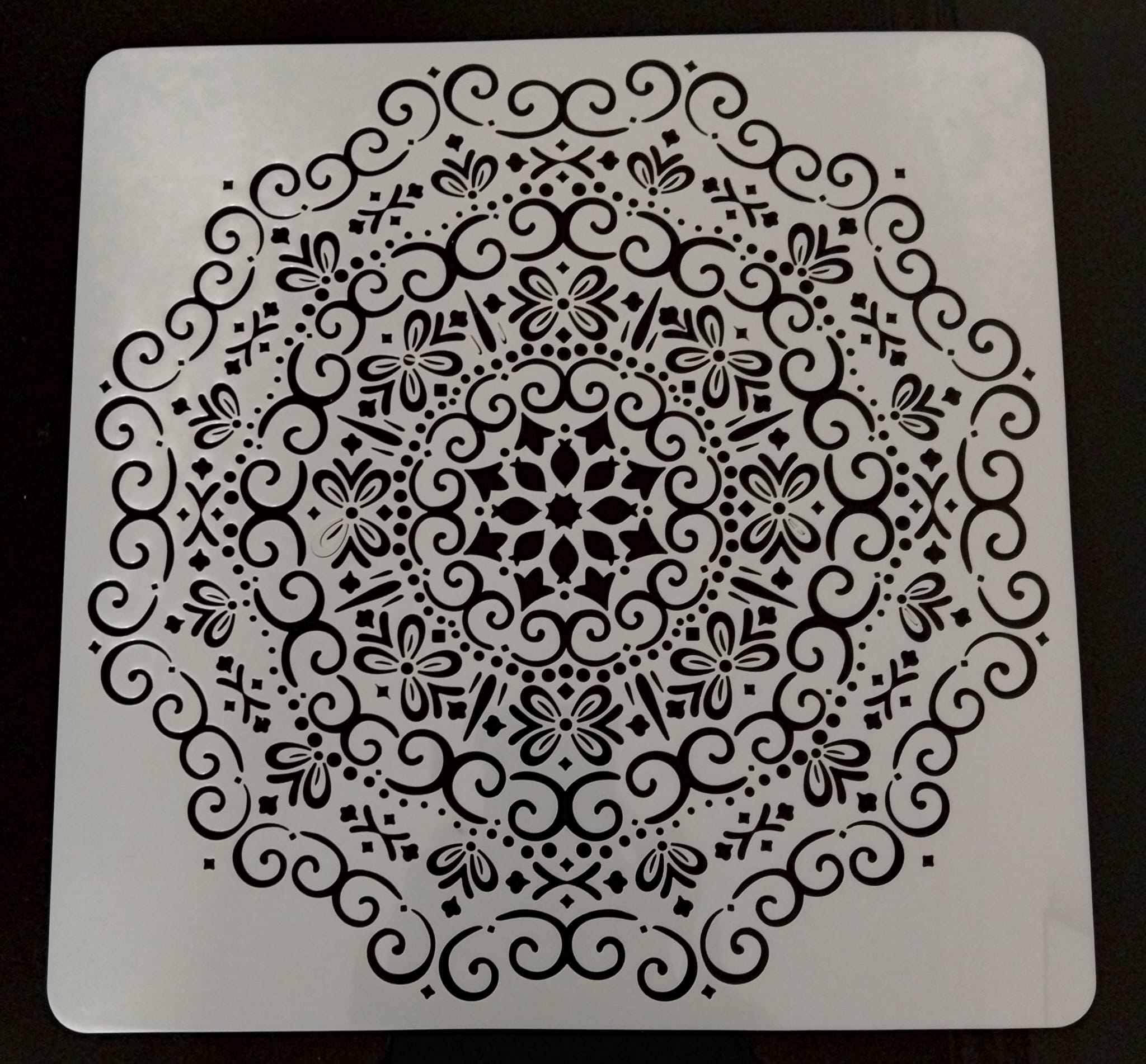 Diseño de stencil Wallsesy 76, plantilla reutilizable de mylar