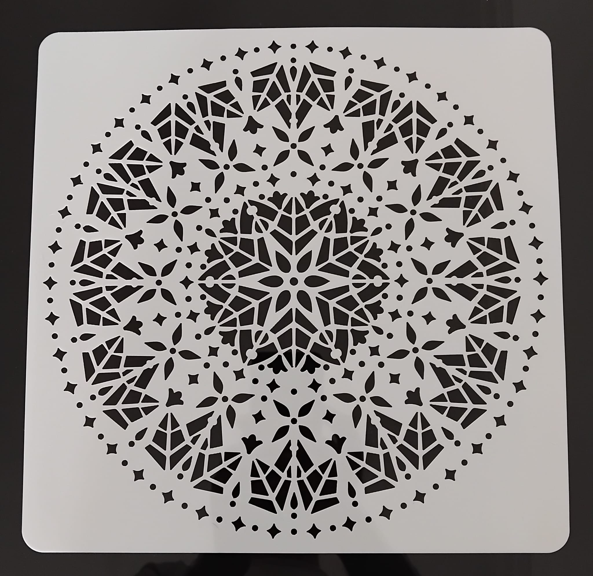 Diseño de stencil Wallsesy 78, plantilla reutilizable de mylar