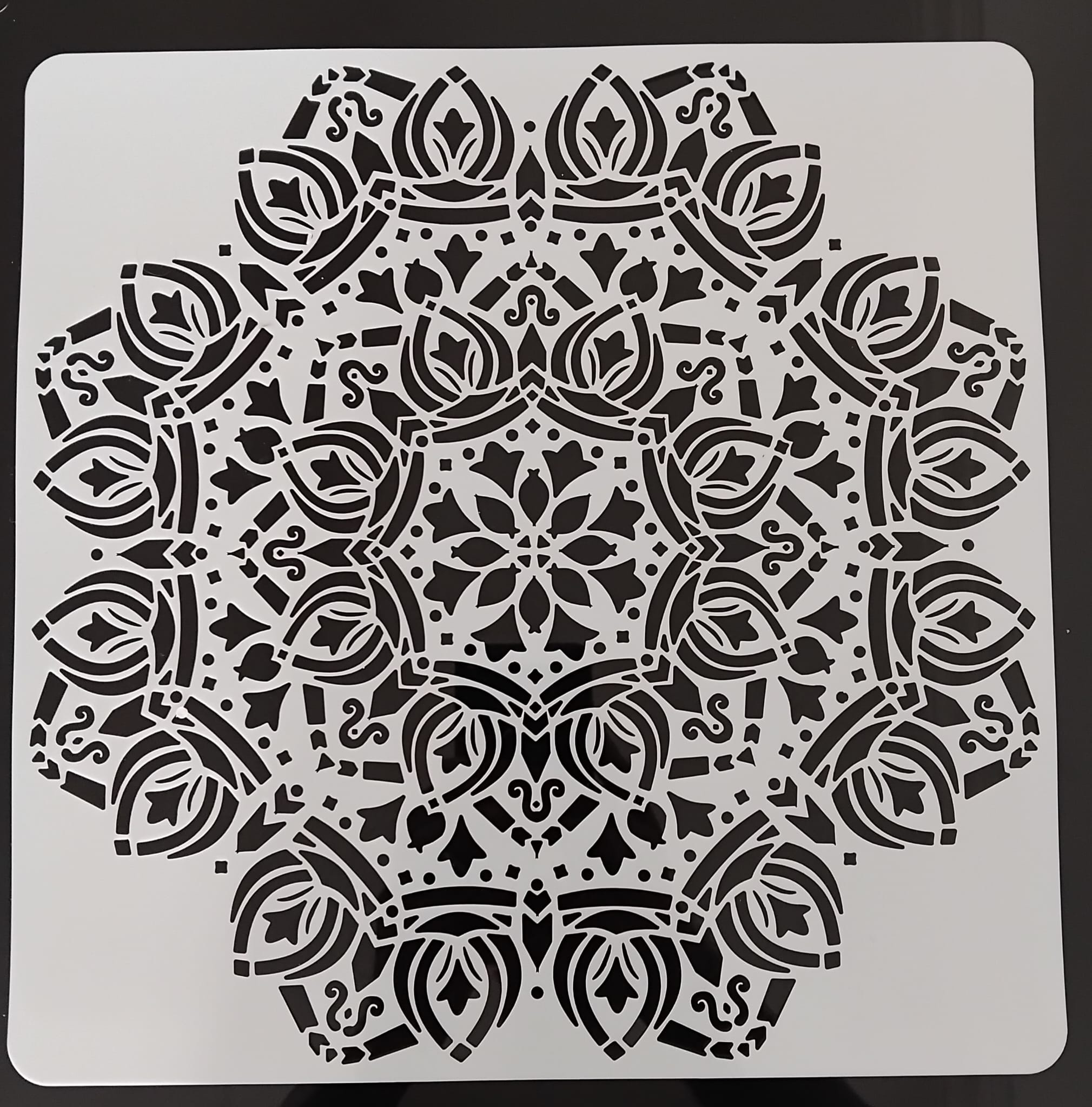 Diseño de stencil Wallsesy 79, plantilla reutilizable de mylar